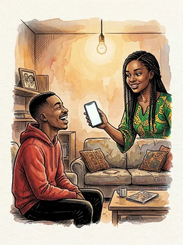 Illustration du conte « La nuit folle de Juju le Boss », planche 3